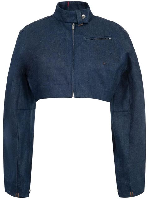 Jacquemus Cabrio denim jacket - Blue - zdjęcie produktu nr 1