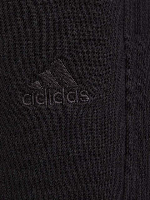 adidas spodnie dresowe damskie kolor czarny gładkie