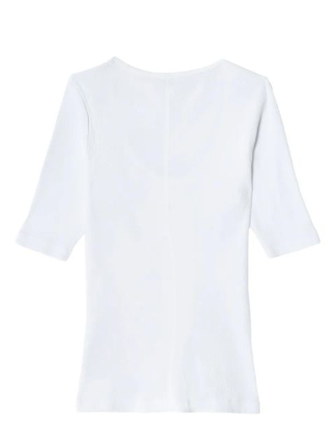 RE/DONE scoop-neck cotton T-shirt - White