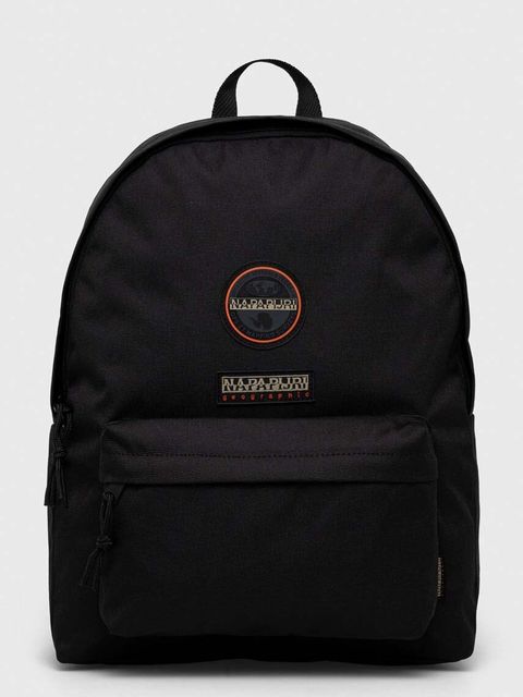 Napapijri plecak kolor czarny duży z aplikacją - zdjęcie produktu nr 1