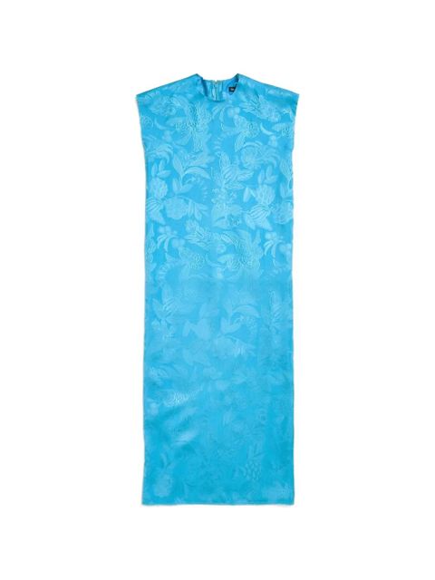 Balenciaga patterned mini dress - Blue - zdjęcie produktu nr 1