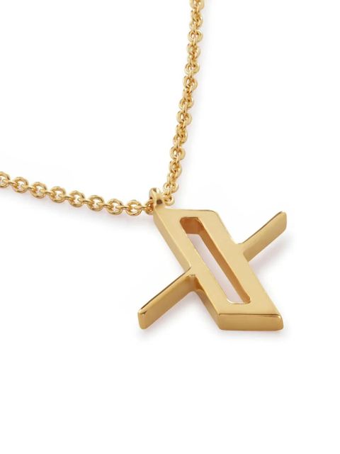 Monica Vinader 18kt gold vermeil Alphabet X necklace - zdjęcie produktu nr 1