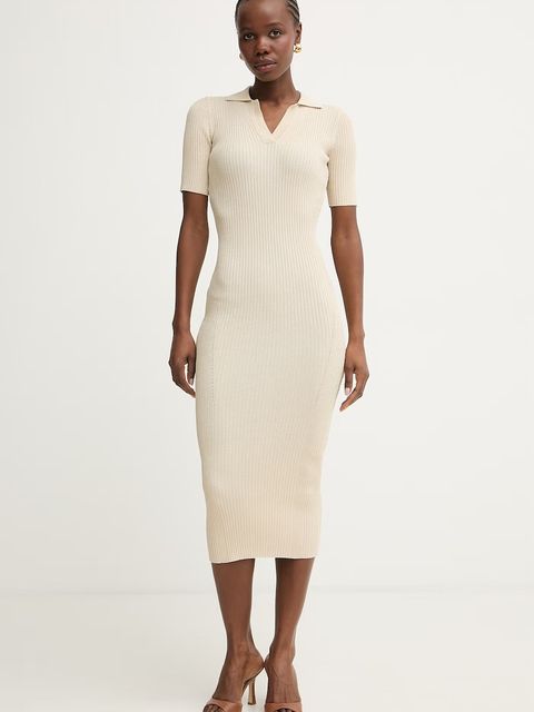 Fracomina sukienka bodycon z wiskozą - zdjęcie produktu nr 2