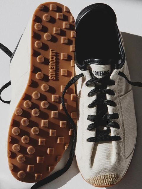 Jacquemus The Tennis lace-up sneakers - Neutrals
