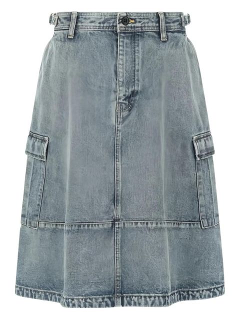 Balenciaga cargo denim midi skirt - Blue - zdjęcie produktu nr 1