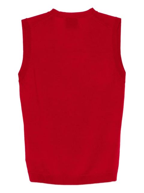 Reformation Marta vest - Red - zdjęcie produktu nr 2