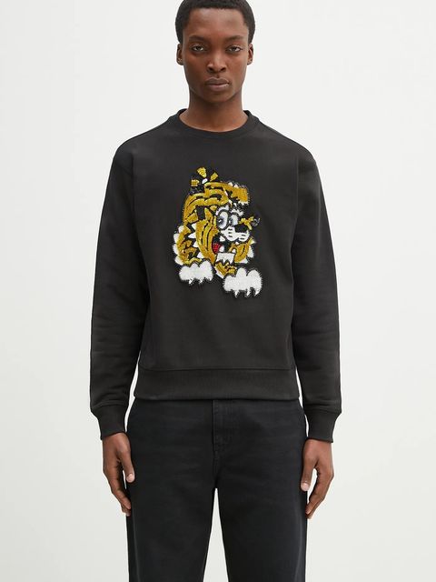 Kenzo bluza bawełniana x Verdy kolor czarny z aplikacją FF58SW2764MC.99J