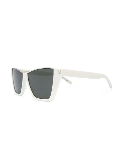Saint Laurent Eyewear Kate cat-eye frame sunglasses - White - zdjęcie produktu nr 2