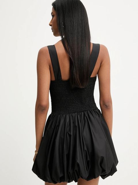 Answear.LAB sukienka kolor czarny mini rozkloszowana