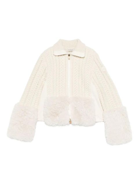Moncler zip-up cardigan - Neutrals - zdjęcie produktu nr 1