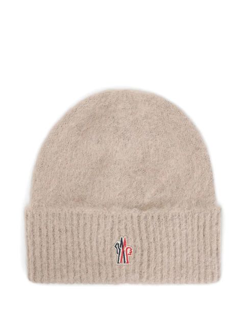 Moncler Grenoble alpaca wool beanie - Brown - zdjęcie produktu nr 1