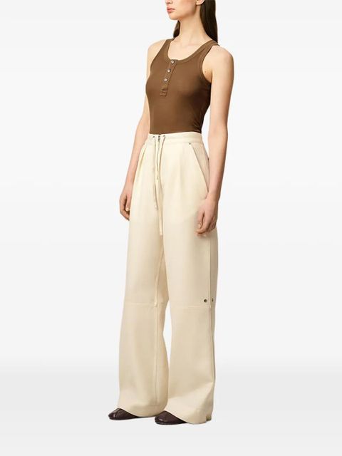 AMI Paris wool zipped trousers - Neutrals