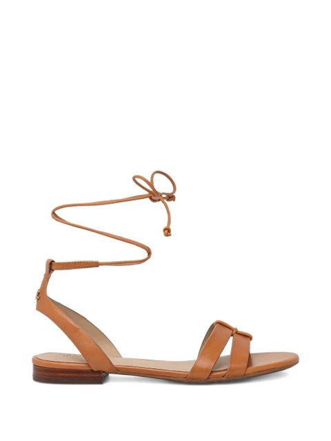 Lauren Ralph Lauren knot strappy flat sandals - Neutrals - zdjęcie produktu nr 1