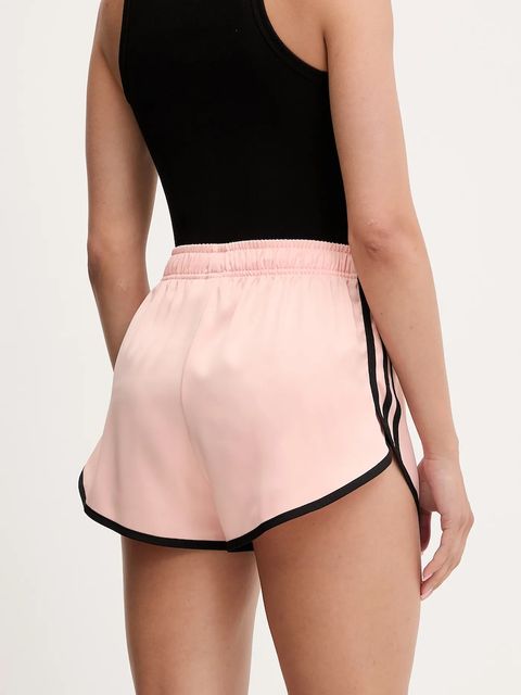 adidas Originals szorty Sprinter Shorts damskie kolor pomarańczowy z aplikacją high waist JN5643 - zdjęcie produktu nr 2