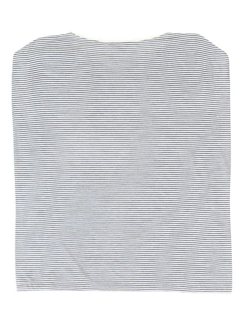 Loro Piana striped silk vest - White - zdjęcie produktu nr 2