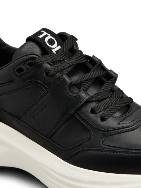 Tod's leather trainers - Black