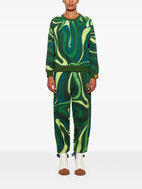PUCCI Marmo-print sweatshirt - Green