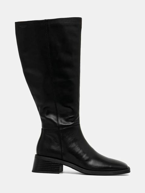 Vagabond Shoemakers kozaki skórzane BLANCA damskie kolor czarny na słupku 5417-901-20 - zdjęcie produktu nr 2