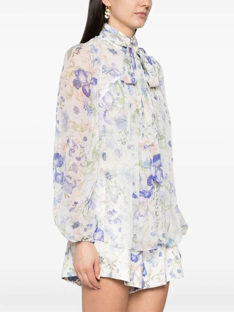 ZIMMERMANN Natura floral-print blouse - White