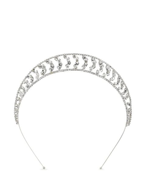 Jennifer Behr Alessa crystal tiara - Silver - zdjęcie produktu nr 1