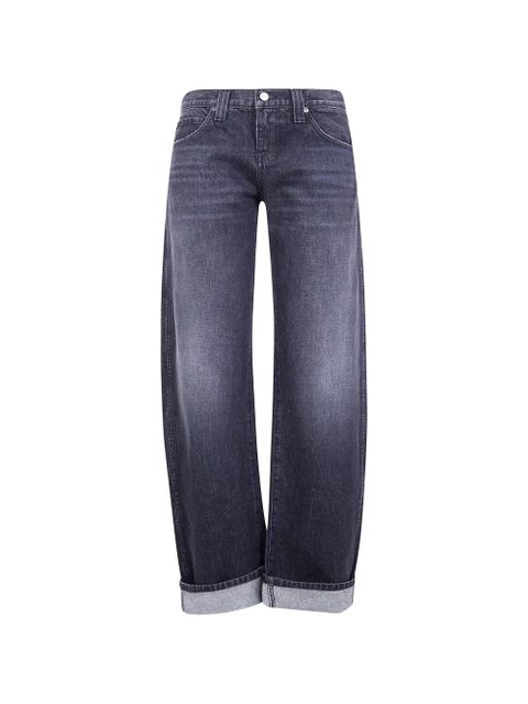 KHAITE cuffed-hem jeans - Grey - zdjęcie produktu nr 1