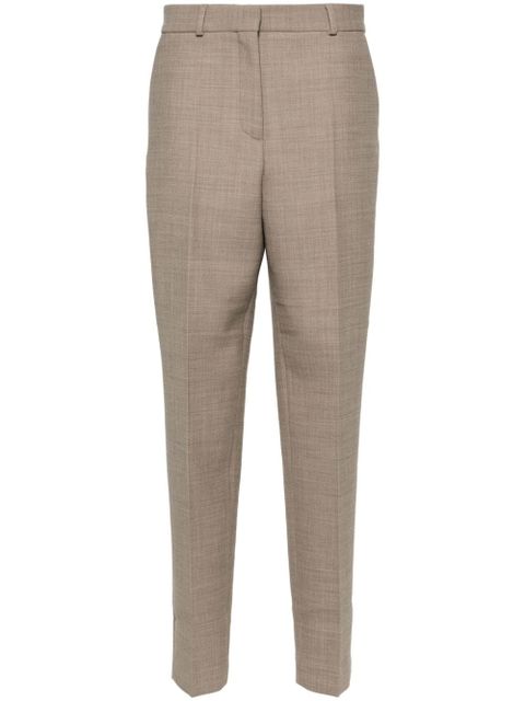 TOTEME mélange-effect trousers - Brown - zdjęcie produktu nr 1