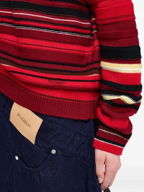 JW Anderson striped jumper - Red