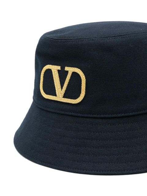Valentino Garavani VLogo bucket hat - Blue - zdjęcie produktu nr 1