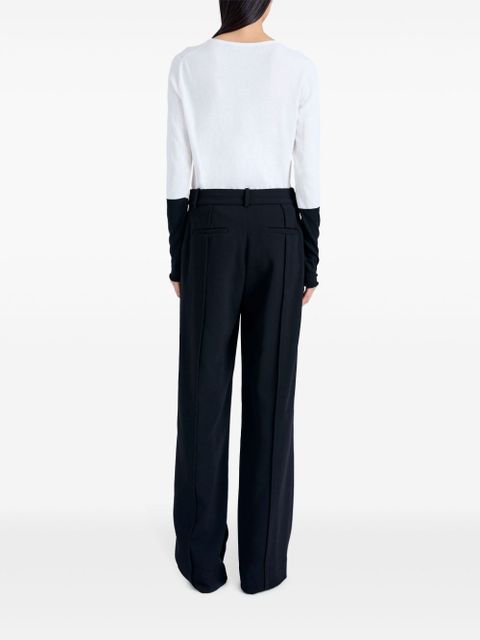 Proenza Schouler Lewis featherweight cotton-silk sweater - White