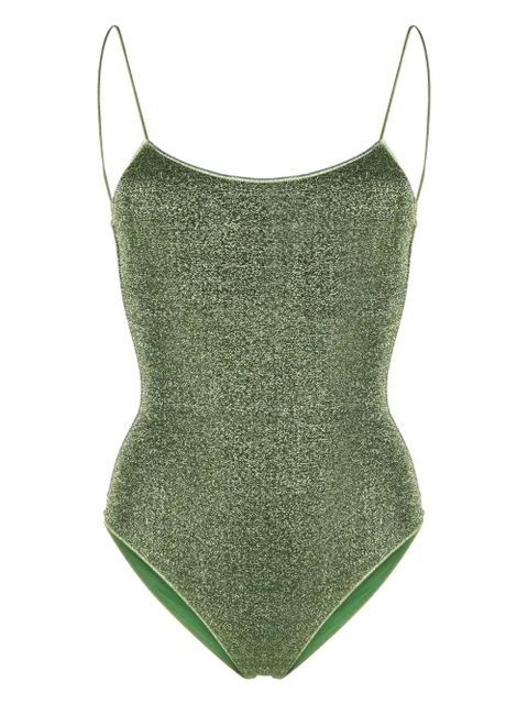 Oséree metallic effect swimsuit - Green - zdjęcie produktu nr 1