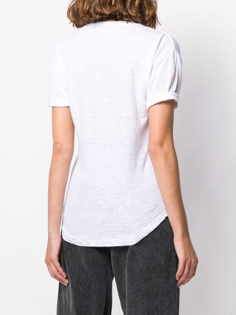 MARANT ÉTOILE short-sleeve fitted T-Shirt - White