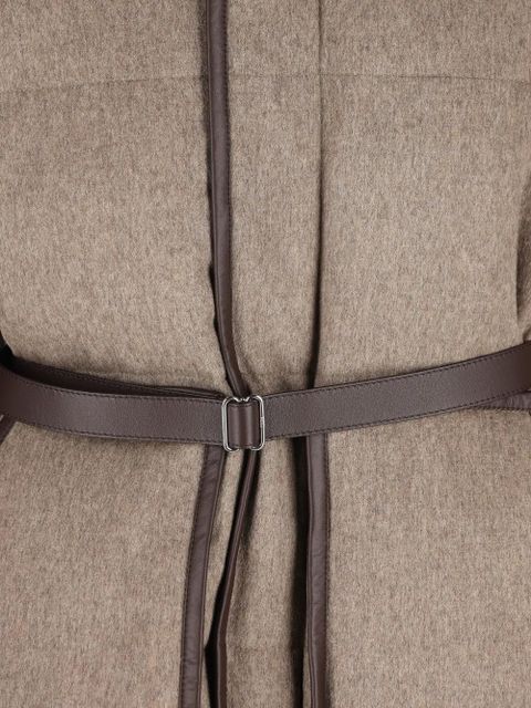 Tod's belted padded jacket - Neutrals