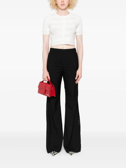 SANDRO embellished striped cardigan - Neutrals