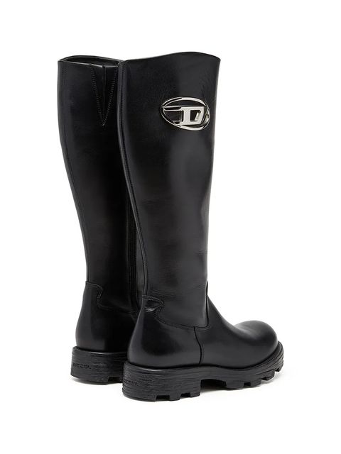 Diesel kozaki D-Hammer Hb D W kolor czarny na platformie Y03417-P4471-T8013 - zdjęcie produktu nr 2