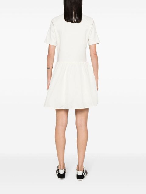 Moncler cotton mini dress - Neutrals