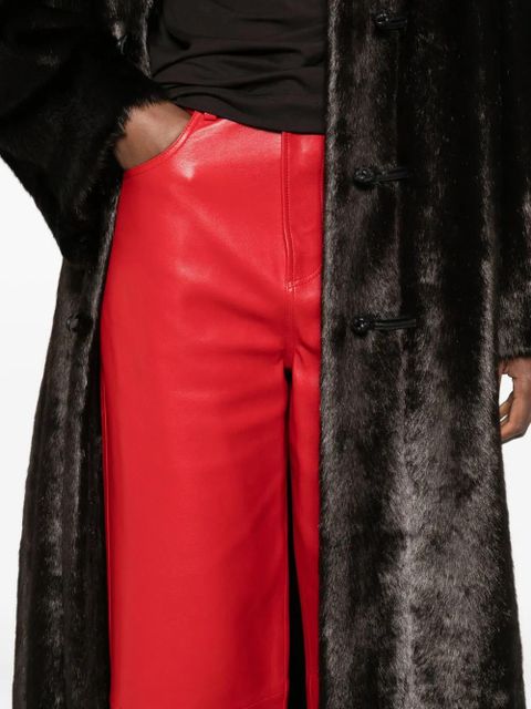 Róhe lambskin pants - Red