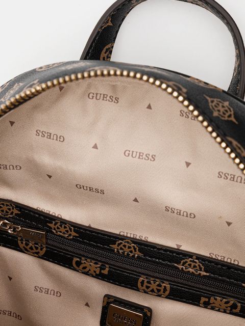 Guess plecak MANHATTAN damski kolor brązowy mały wzorzysty HWPG71 18330 - zdjęcie produktu nr 2