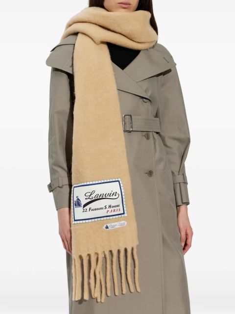 Lanvin fringed scarf - Neutrals - zdjęcie produktu nr 1