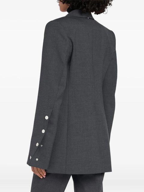 Sportmax button-cuff single-breasted blazer - Grey