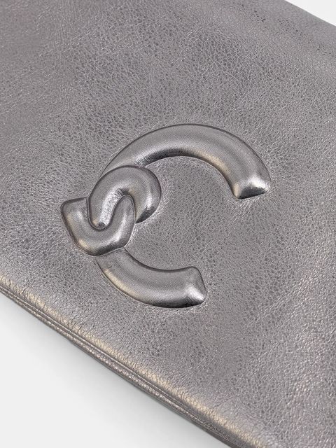 Coccinelle torebka skórzana DULSE kolor srebrny E5.SS5.52.01.01