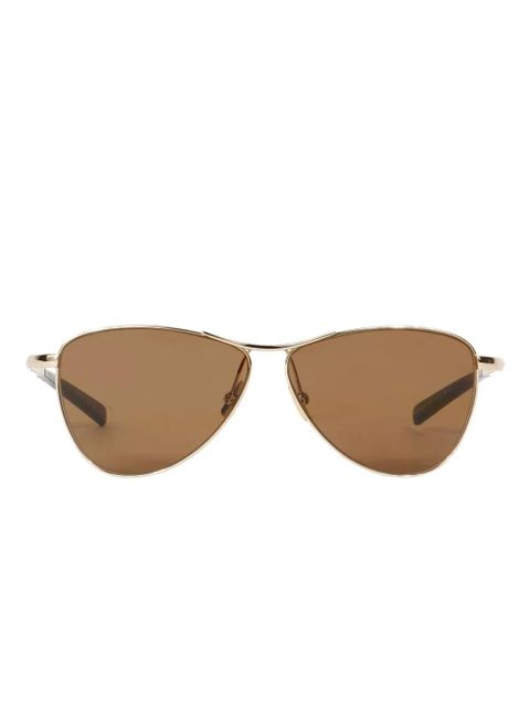 Saint Laurent 831 Vesper triangular-frame sunglasses - Gold - zdjęcie produktu nr 1