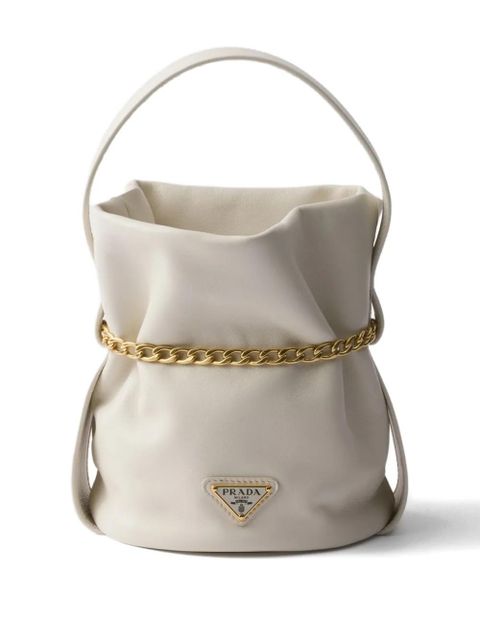 Prada mini Petit Sac Noir bucket bag - White - zdjęcie produktu nr 1
