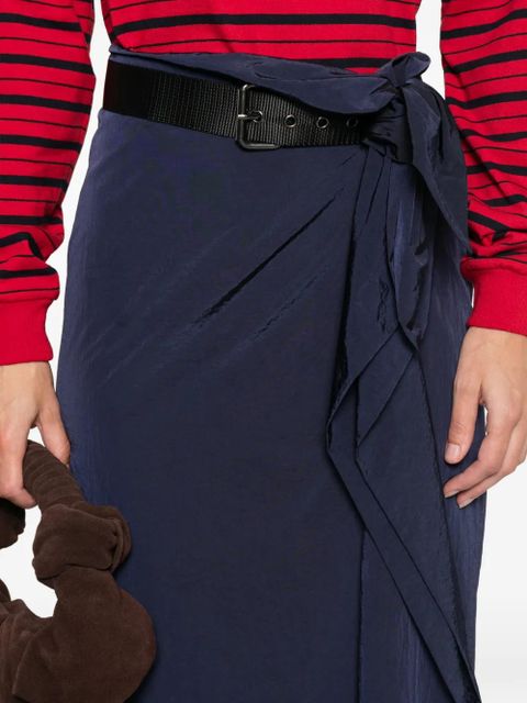 PINKO belt knot skirt - Blue