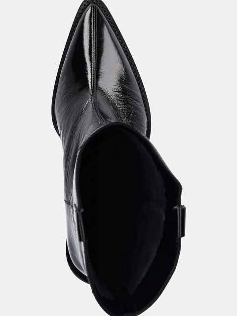 IRO kowbojki skórzane Mazola kolor czarny na słupku WF38MAZOLA