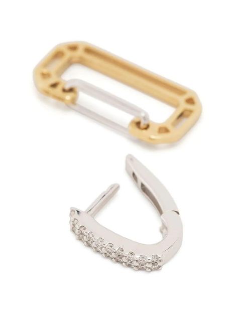 EÉRA 18kt yellow and white gold Small Chiara diamond earring