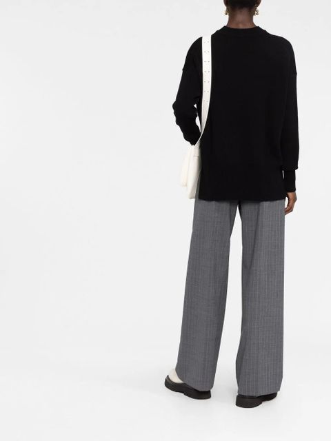 Jil Sander long-sleeve cashmere jumper - Black