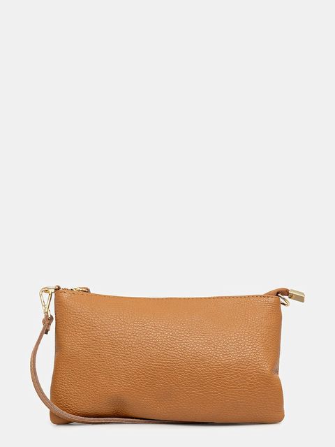 Answear.LAB torebka skórzana kolor brązowy