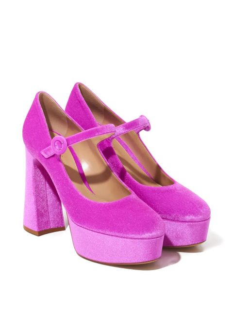 Gianvito Rossi 70mm platform pumps - Pink - zdjęcie produktu nr 2
