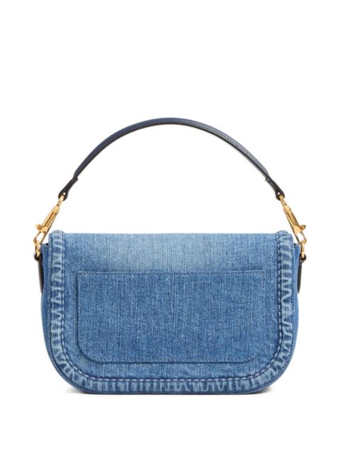 Valentino Garavani Alltime denim shoulder bag - Blue