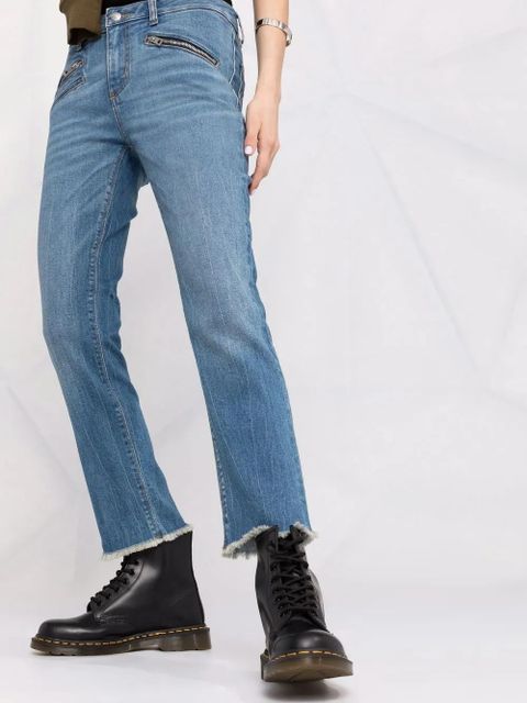 Zadig&Voltaire Ava slim-cut cropped jeans - Blue